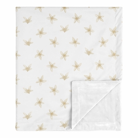 Lemon Collection Baby Blanket - Blossom Print
