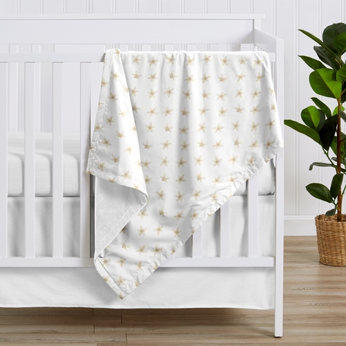 Lemon Collection Baby Blanket - Blossom Print - alt image 1
