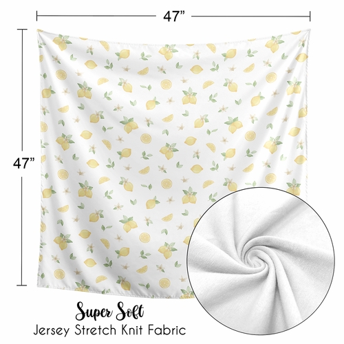 Lemon Collection Baby Swaddle Blanket - alt image 4