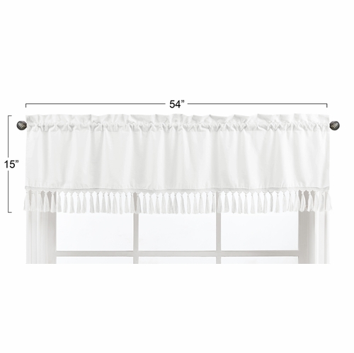 Lemon Collection Fringe Window Valance - alt image 2