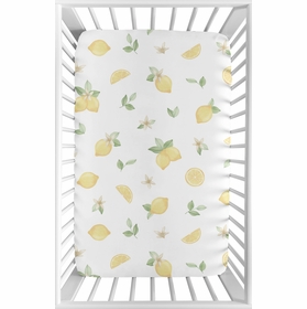 Lemon Collection Mini Crib Sheet