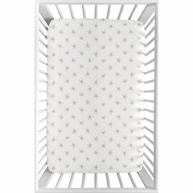 Lemon Collection Mini Crib Sheet - Floral Blossom
