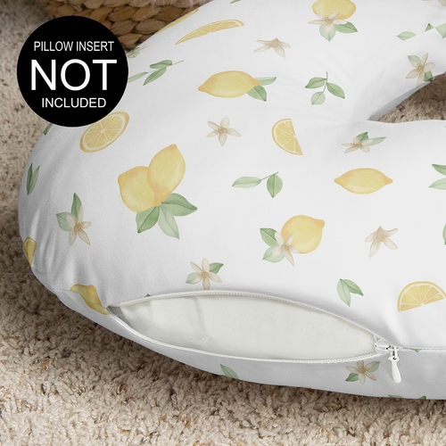 Lemon Collection Nursing Breastfeeding Pillow Cover - alt image 2