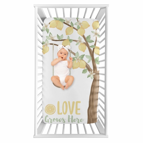 Lemon Collection Photo Op Crib Sheet
