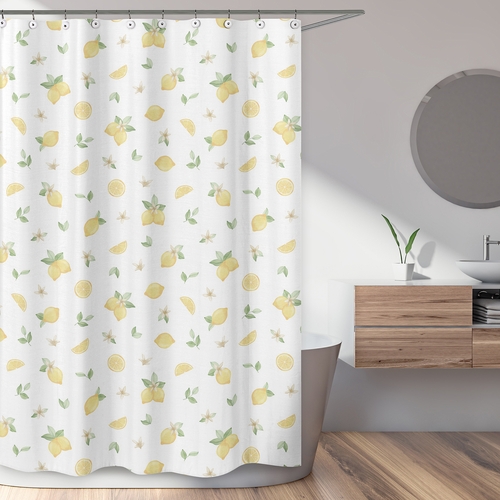 Lemon Collection Shower Curtain - alt image 1