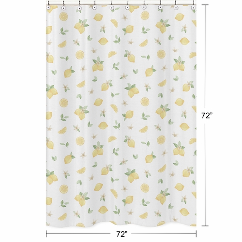 Lemon Collection Shower Curtain - alt image 4