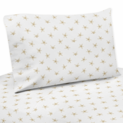 Lemon Collection Twin Sheet Set - Floral Blossom Print