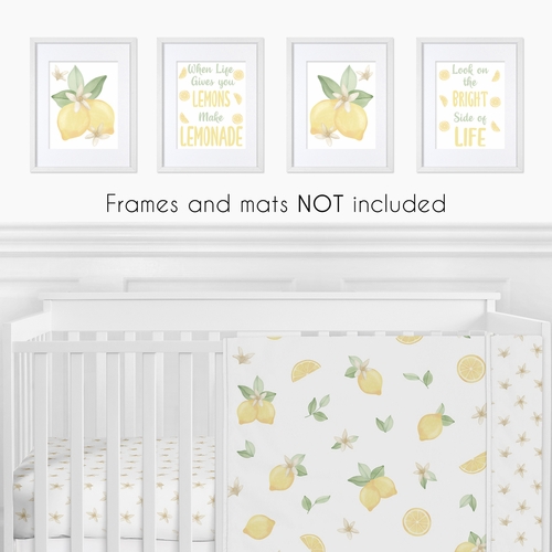 Lemon Collection Wall Art Prints - Set of 4 - alt image 1