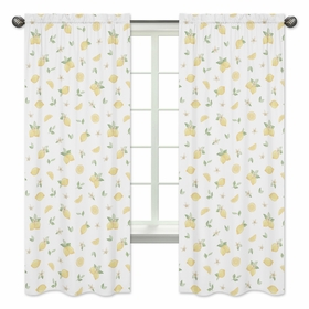 Lemon Collection Window Panels - Set of 2