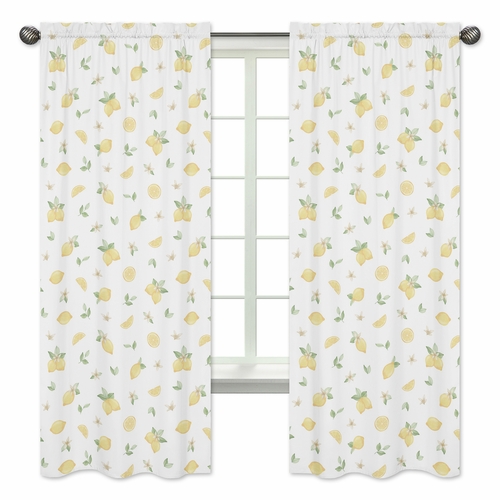 Lemon Collection Window Panels - Set of 2