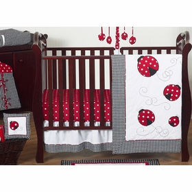 Little Ladybug 11 Piece Bumperless Crib Bedding Collection
