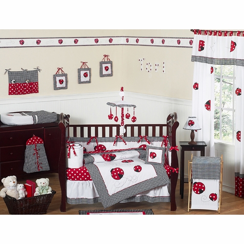 Little Ladybug 9 Piece Crib Bedding Collection