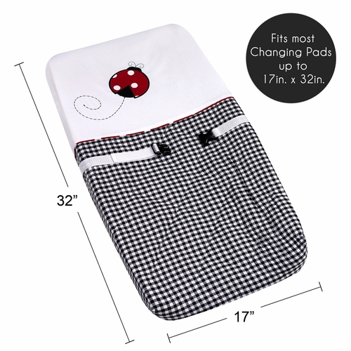 Little Ladybug Changing Pad Cover - alt image 4