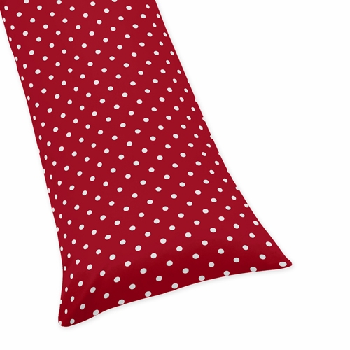 Little Ladybug Collection Polka Dot Print Full Length Body Pillow Cover