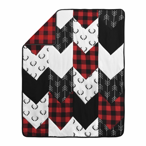 Lumberjack 9 Piece Crib Bedding Collection - alt image 3