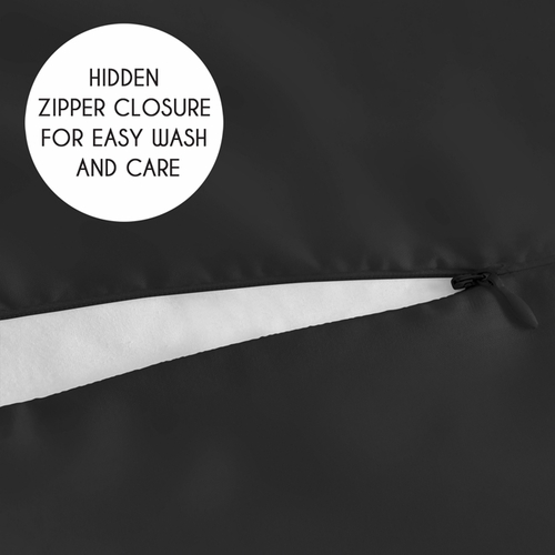 Lumberjack Black and White Collection Full Length Body Pillow Cover - alt image 2