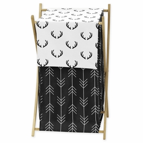 Lumberjack Black and White Collection Hamper