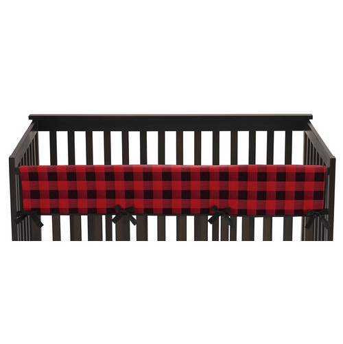 Lumberjack Check Collection 5 Piece Bumperless Crib Bedding - alt image 3