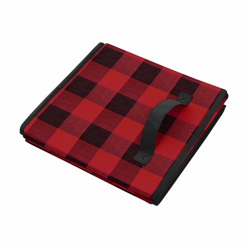 Lumberjack Collection Buffalo Plaid Check Fabric Toy Bin Storage - alt image 2