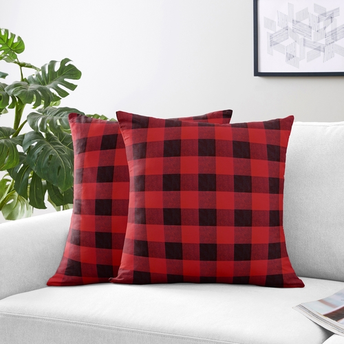 Lumberjack Collection Decorative Accent Throw Pillows - Set of 2 - alt image 1
