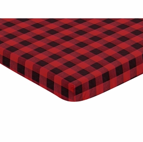 Lumberjack Collection Mini Crib Sheet