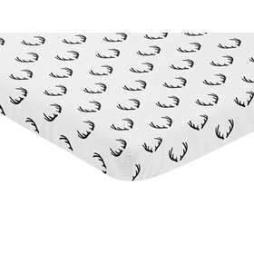 Lumberjack Collection Mini Crib Sheet - Deer Print