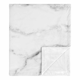 Marble Black and White Collection Baby Blanket