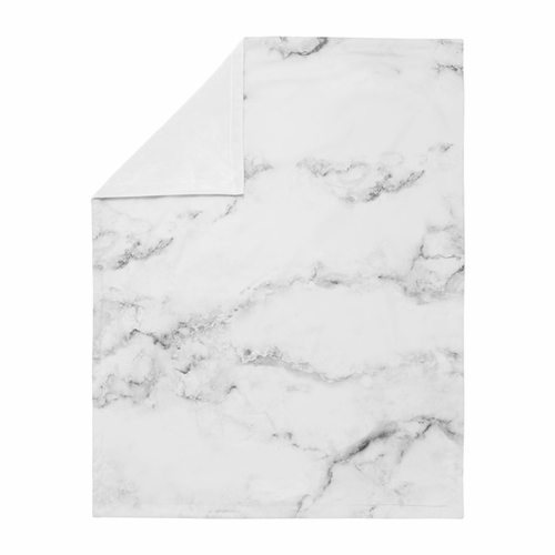 Marble Black and White Collection Baby Blanket - alt image 1