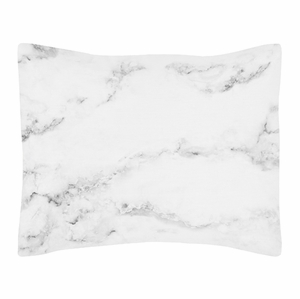 Marble Black and White Collection Pillow Sham