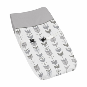 Mod Arrow Grey and White Collection Changing Pad Cover