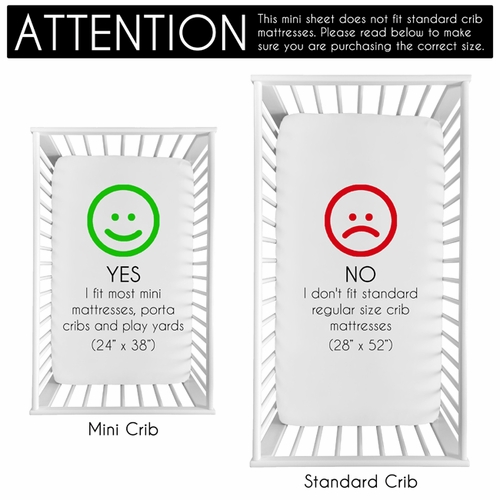 Mod Arrow Grey and White Collection Mini Crib Sheet - Arrow Print - alt image 2