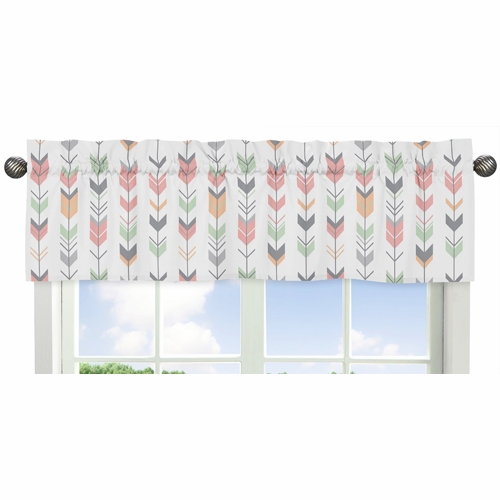 Mod Arrow Grey, Coral and Mint Twin Bedding Collection - alt image 3