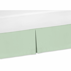 Mod Arrow Grey, Navy and Mint Collection Queen Bed Skirt