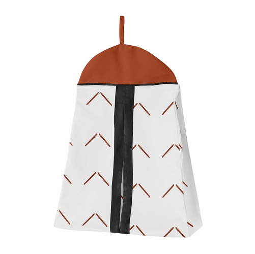 Mod Dinosaur Black and Orange Collection 4 Piece Crib Bedding - alt image 4