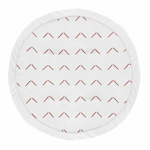 Mod Dinosaur Black and Orange Collection Playmat - Arrow Print