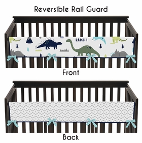 Mod Dinosaur Blue and Green Collection Long Rail Guard Cover