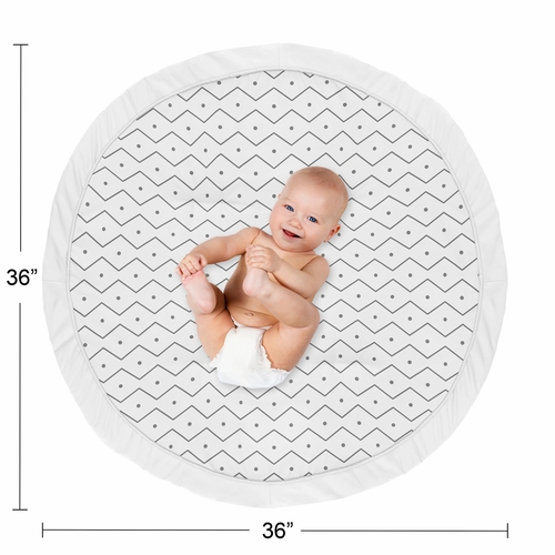 Mod Dinosaur Blue and Green Collection Playmat - Geometric Print - alt image 3