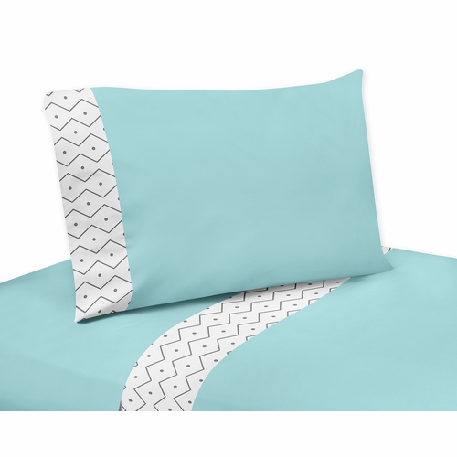 Mod Dinosaur Blue and Green Toddler Bedding Collection - alt image 4