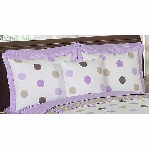 Mod Dots Purple Full/Queen Bedding Collection - alt image 1