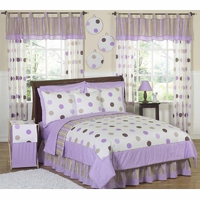 Mod Dots Purple Full/Queen Bedding Collection