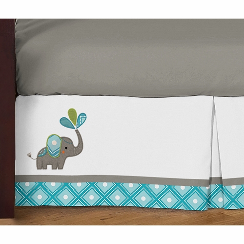 Mod Elephant 11 Piece Bumperless Crib Bedding Collection - alt image 1