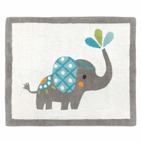 Mod Elephant Collection Accent Floor Rug