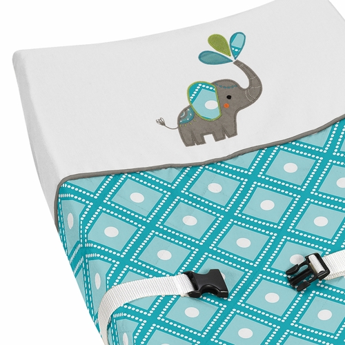 Mod Elephant Collection Changing Pad Cover - alt image 3