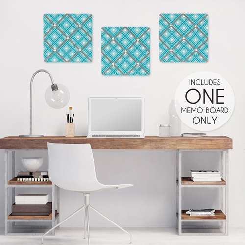 Mod Elephant Collection Fabric Memo Board - alt image 1