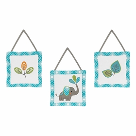 Mod Elephant Collection Wall Hangings