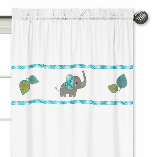 Mod Elephant Collection Window Panels - Set of 2 - alt image 2