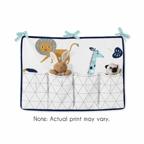 Mod Jungle 11 Piece Bumperless Crib Bedding Collection - alt image 3