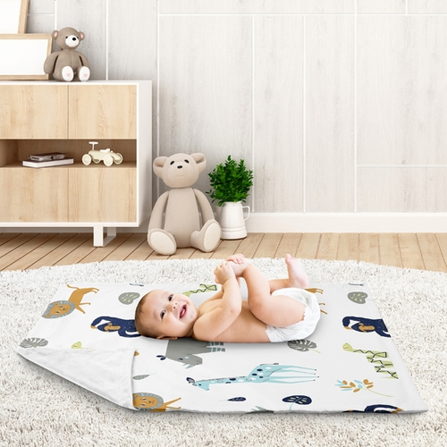 Mod Jungle Collection Baby Blanket - alt image 2