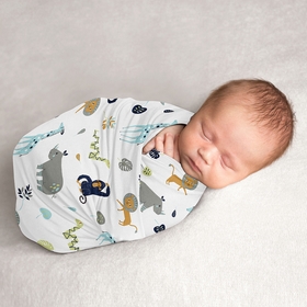 Mod Jungle Collection Baby Swaddle Blanket