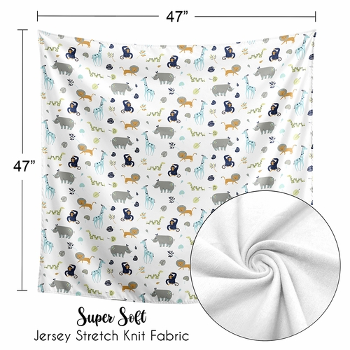 Mod Jungle Collection Baby Swaddle Blanket - alt image 4
